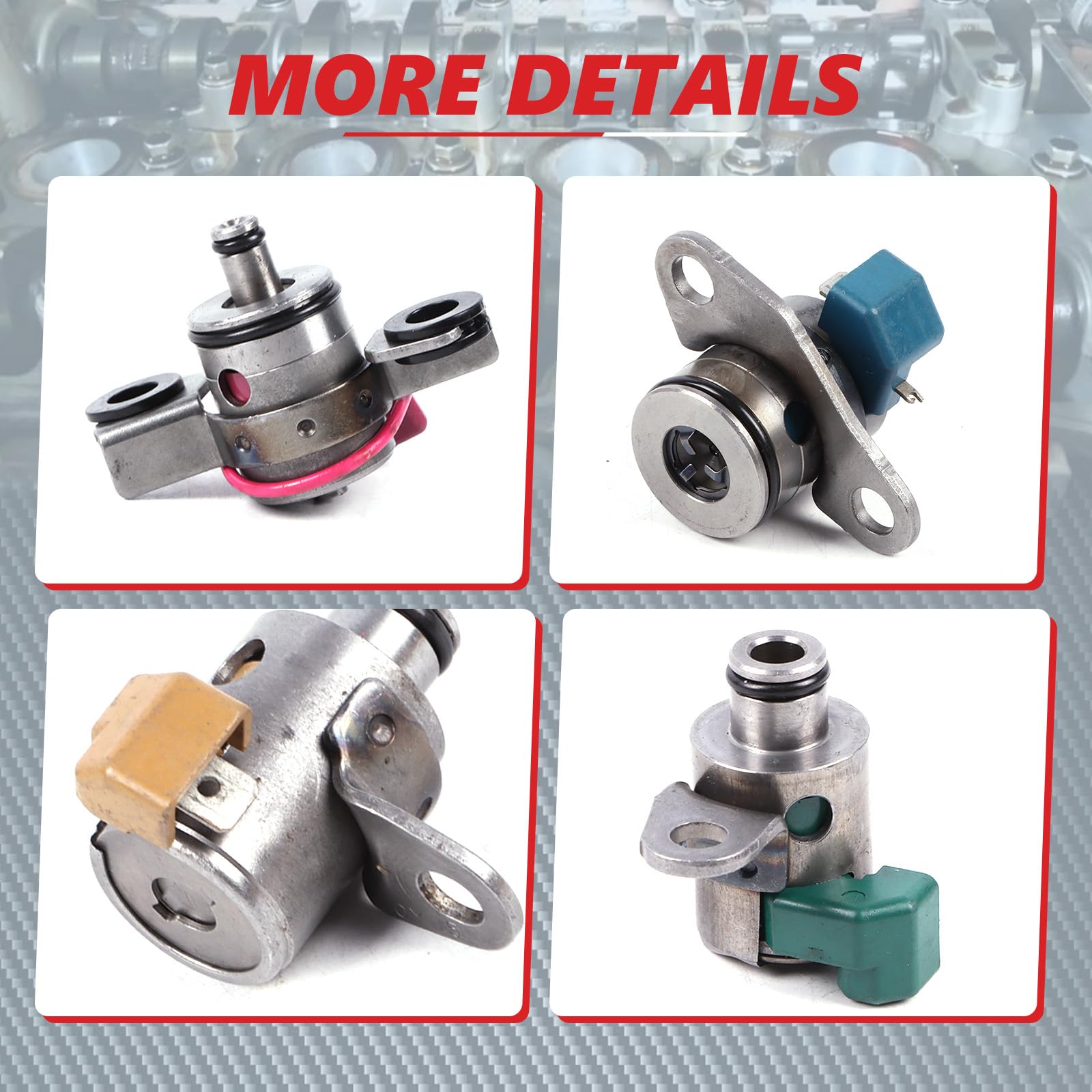 Amazon.com: ZDKK 7PCS 4EAT Automatic Transmission Shift Solenoid